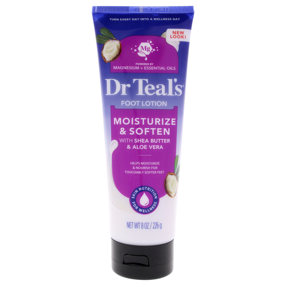 Moisturize and Soften Foot Lotion - Shea Butter and Aloe Vera by Dr Teals